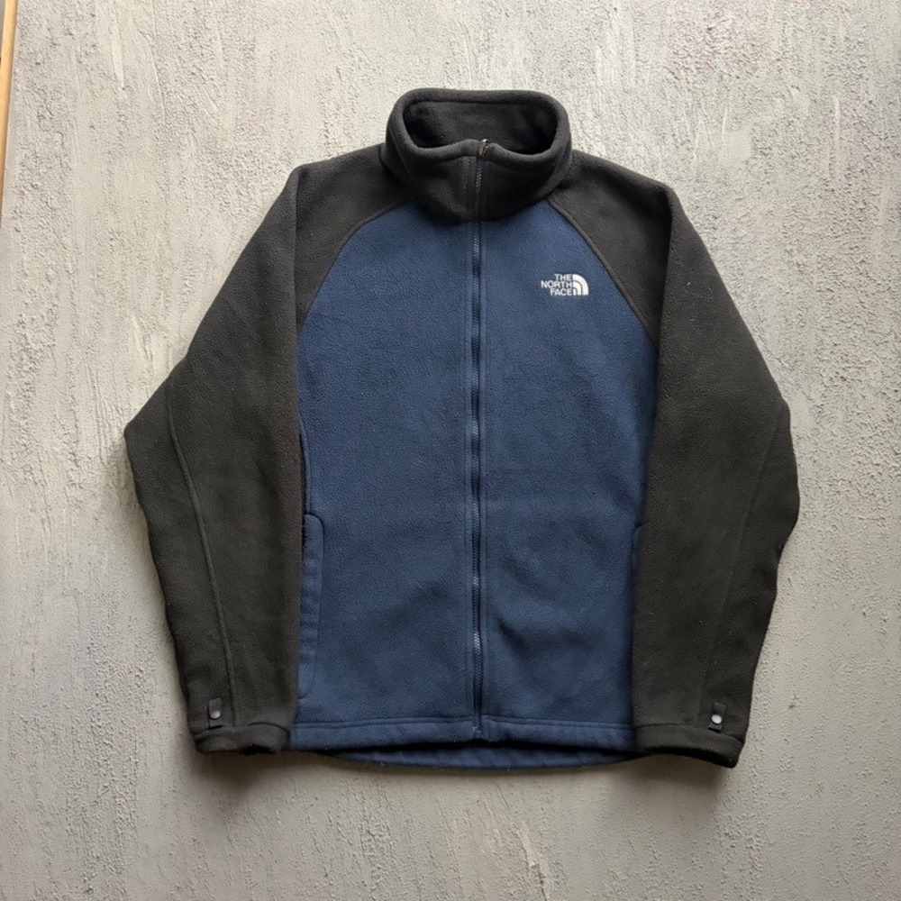 Vintage The North Face Fleece Jacket Large Blue 2000s Full Zip Outdoor Hiking